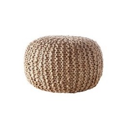 Pouf banana tondo naturale 