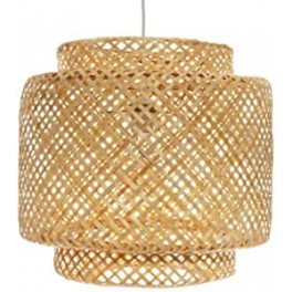 Lampadario in rattan