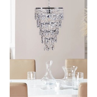 Lampadario cristalli 