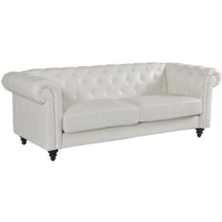 Divano Chesterfield bianco