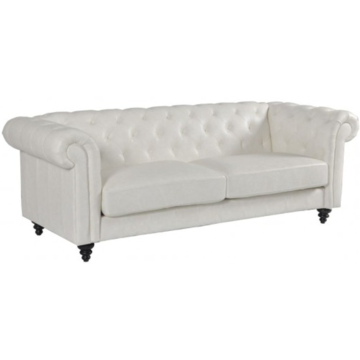 Divano Chesterfield bianco