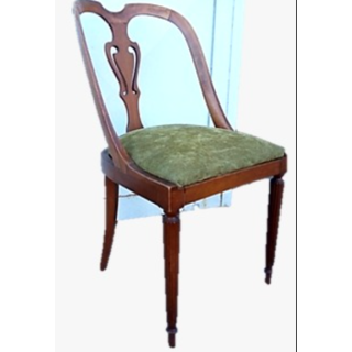 Sedia Lyra vintage verde
